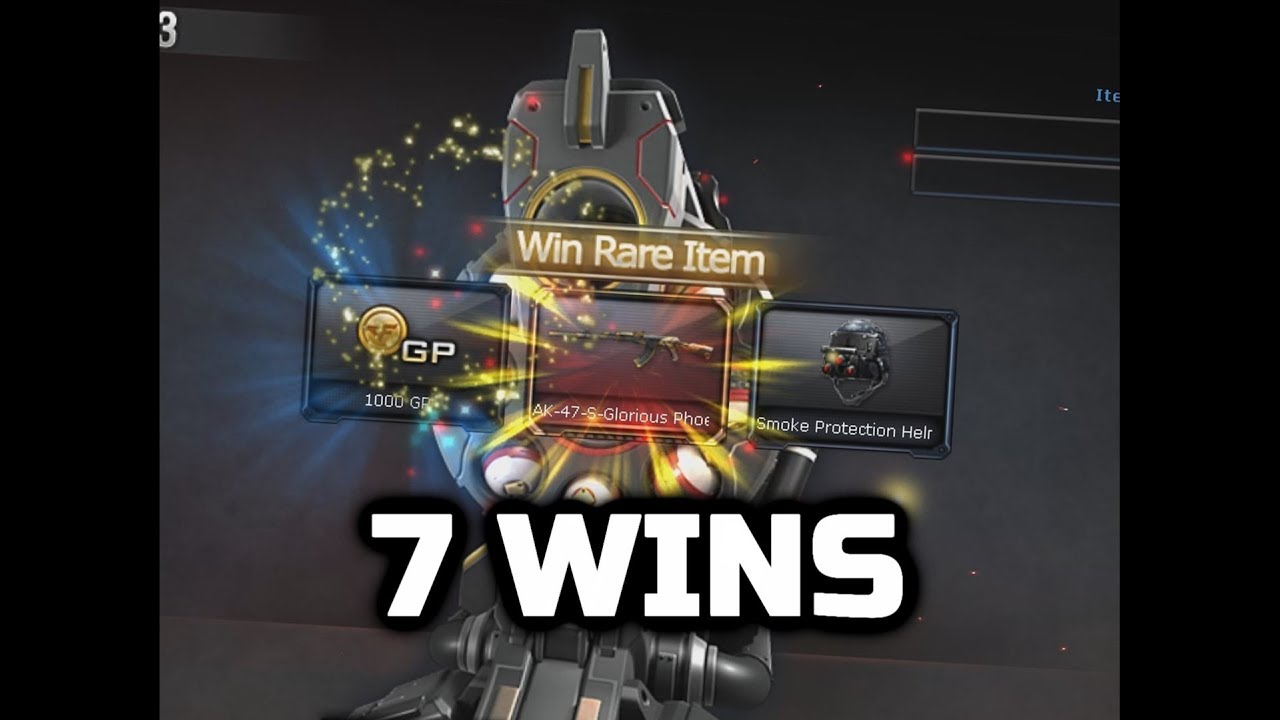 Crossfire NA: Winning 7 permanent items