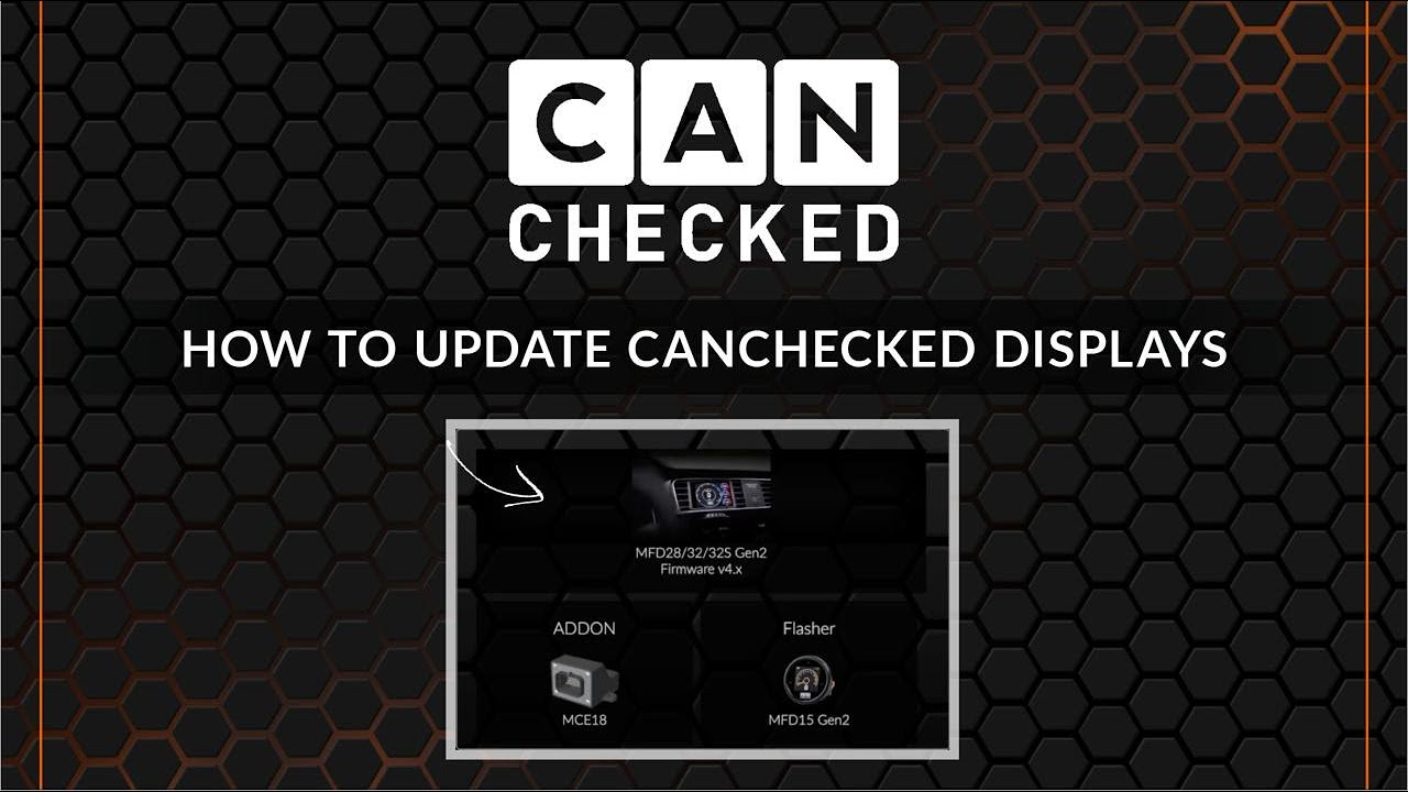 How to Update CANchecked MFD28 & MFD32 Gen2 Displays