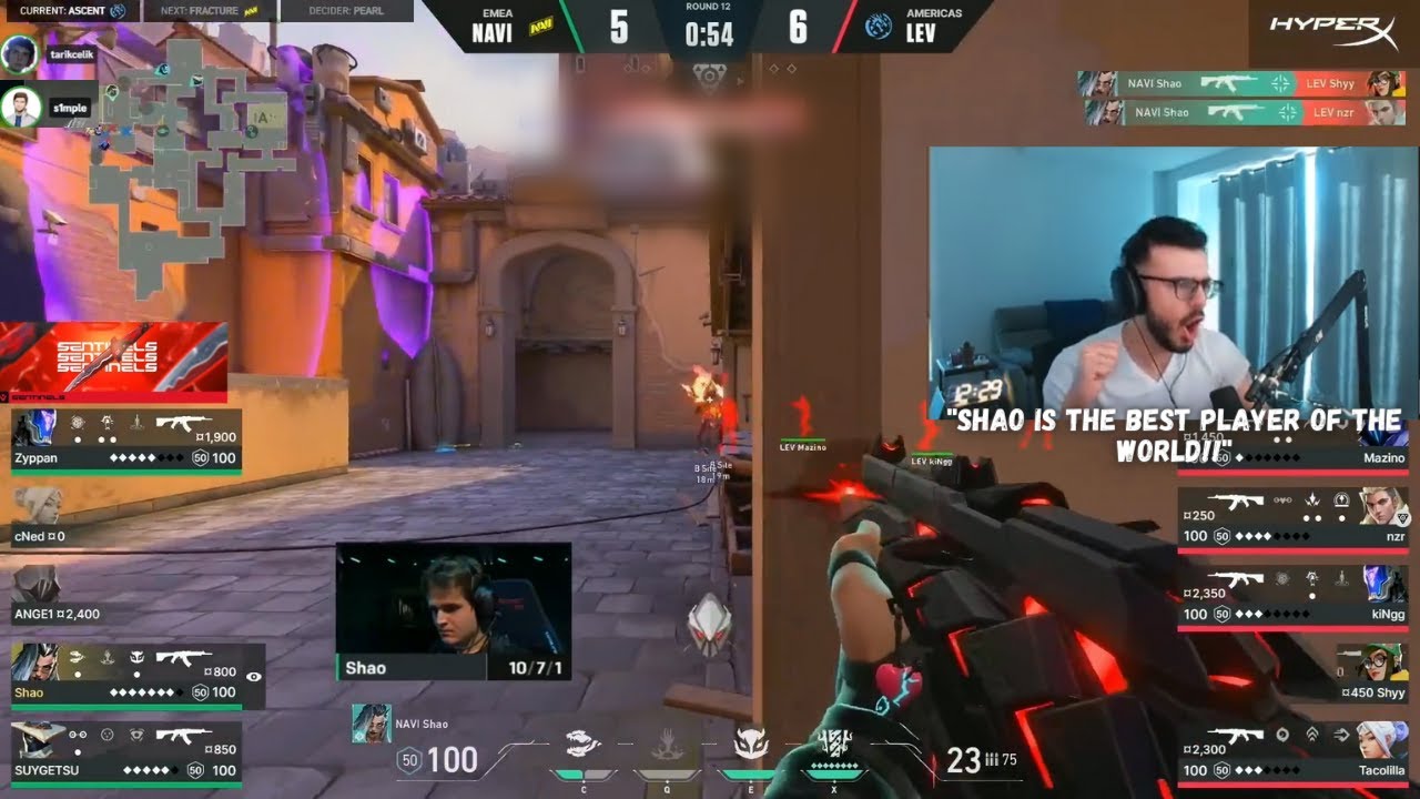 SEN Tarik & S1mple React to NAVI SHAO *UNBELIVABLE ACE*