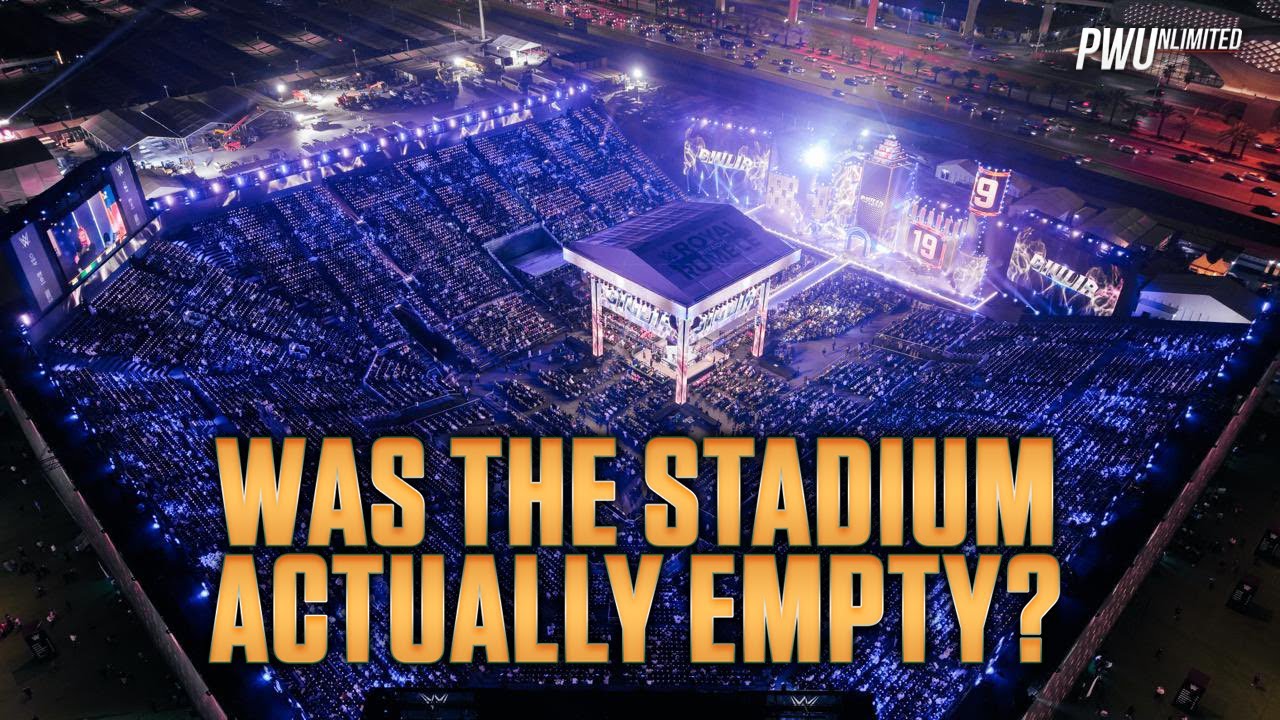 Дискуссия о том, был ли стадион Royal Rumble пуст или нет.