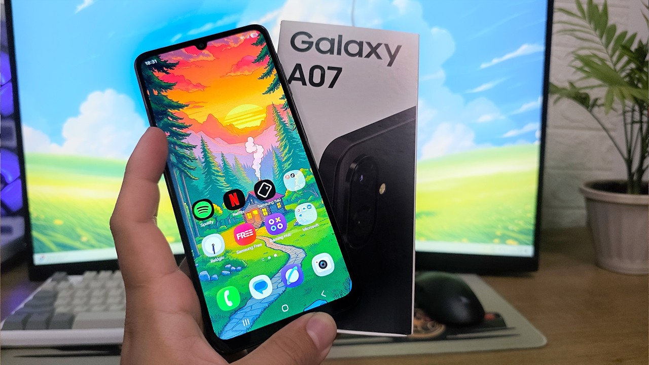 Samsung Galaxy A07 Unboxing e teste