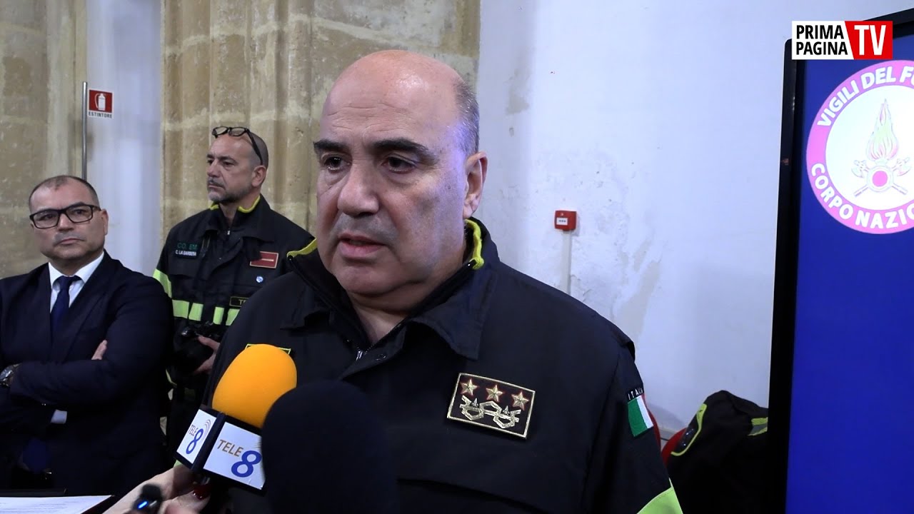 Mazara, caserma Vigili del fuoco in un bene confiscato alla mafia.Intervista al Capo Corpo Nazionale