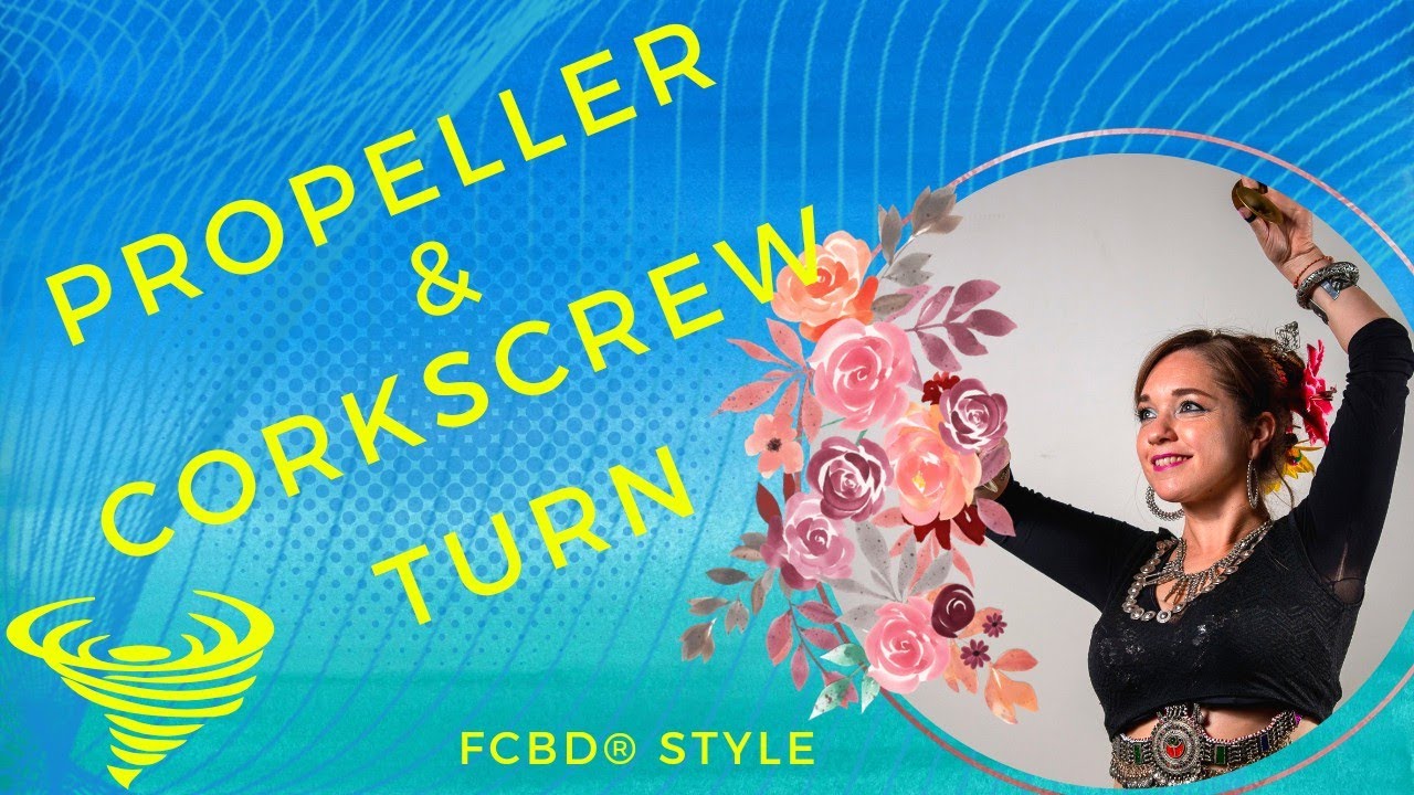 PROPELLER & CORKSCREW TURN of FATCHANCEBELLYDANCE® STYLE #fatchancebellydance