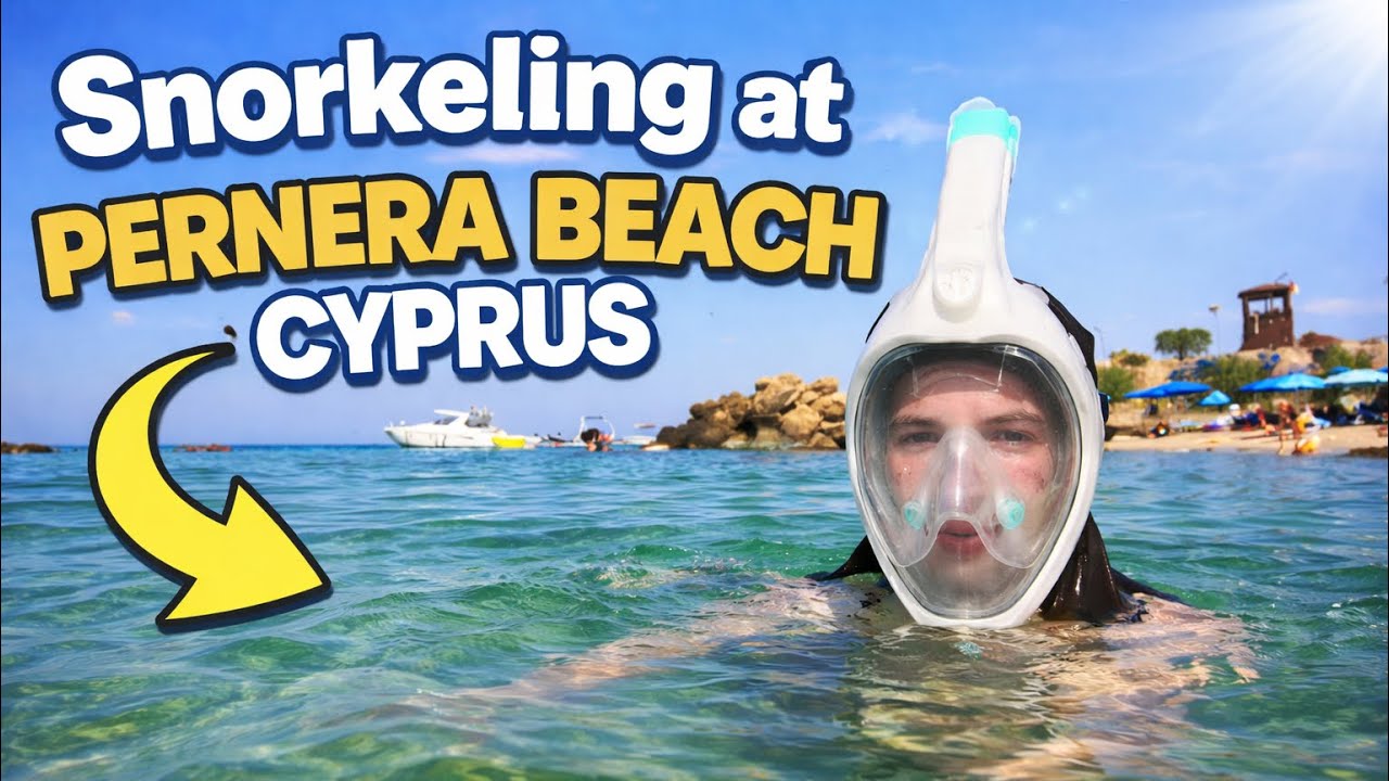 Snorkelling at Pernera Beach, Protaras Cyprus Clear Waters & Underwater Finds