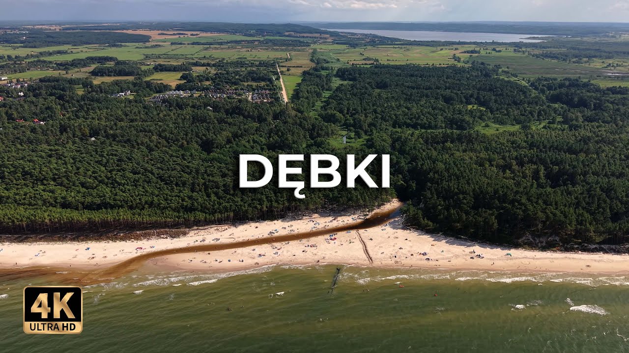 Magiczne ujście Piaśnicy – Dębki z lotu ptaka zachwycają! | Lato 2025 [4K]