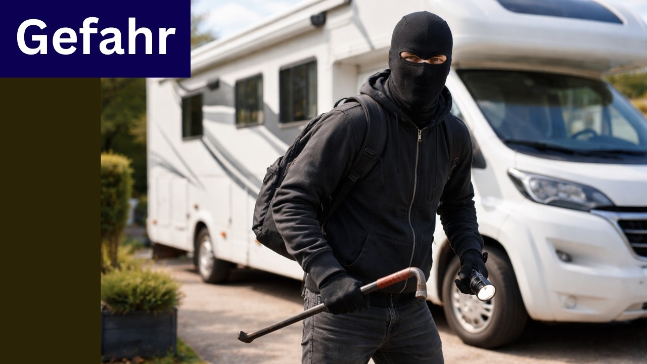 Raub und Einbruch im Camper | Wohnmobil - Traurige Realität | Schutz in 25 Sekunden ohne Bohren