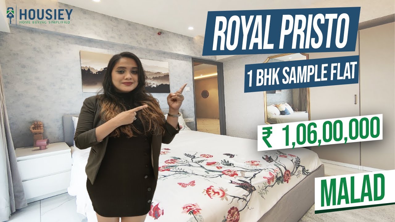 Royal Realtors Malad East  | 1 BHK Sample Flat Tour | Royal Pristo Malad