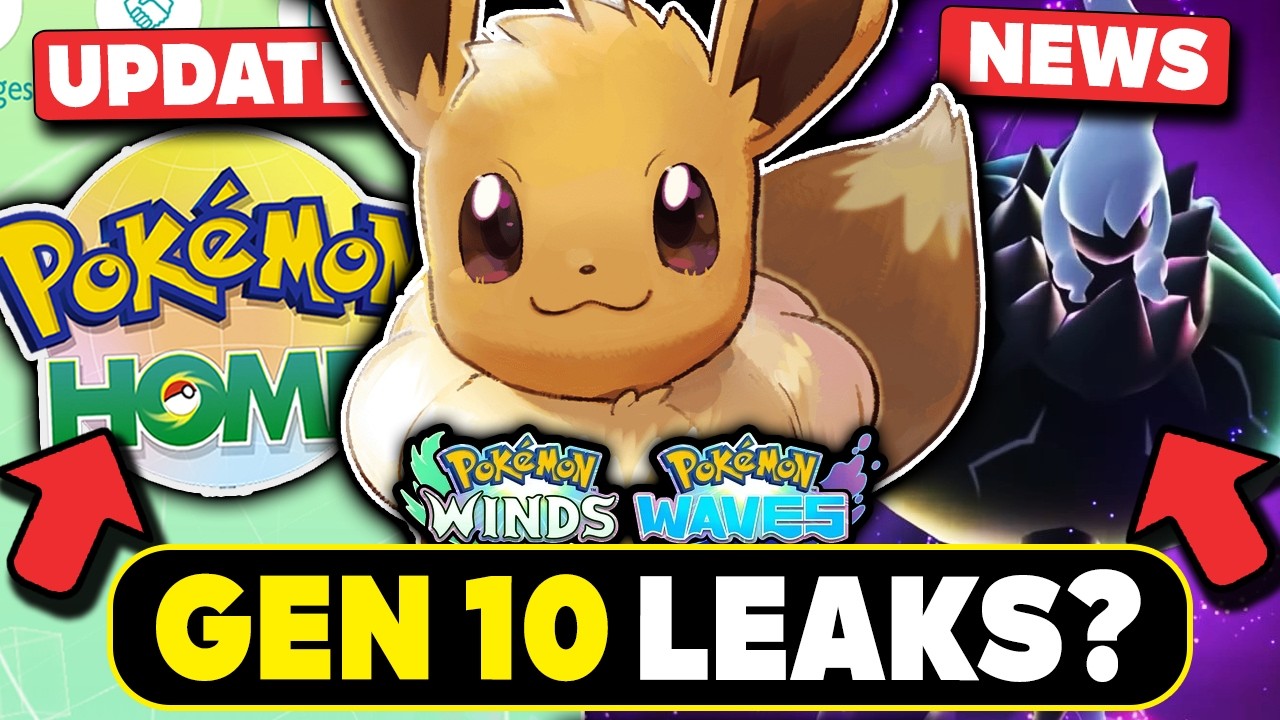 POKEMON NEWS! NEW GEN 10 EEVEELUTION RUMORS? LEGENDS ZA & POKEMON HOME CONNECTION CONFIRMED!
