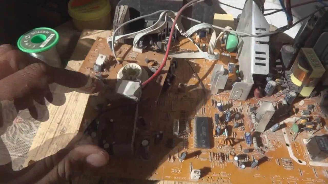 TV Circuit explained hindi Part 1. ٹیلی ویژن سرکٹ کی تفصیل۔