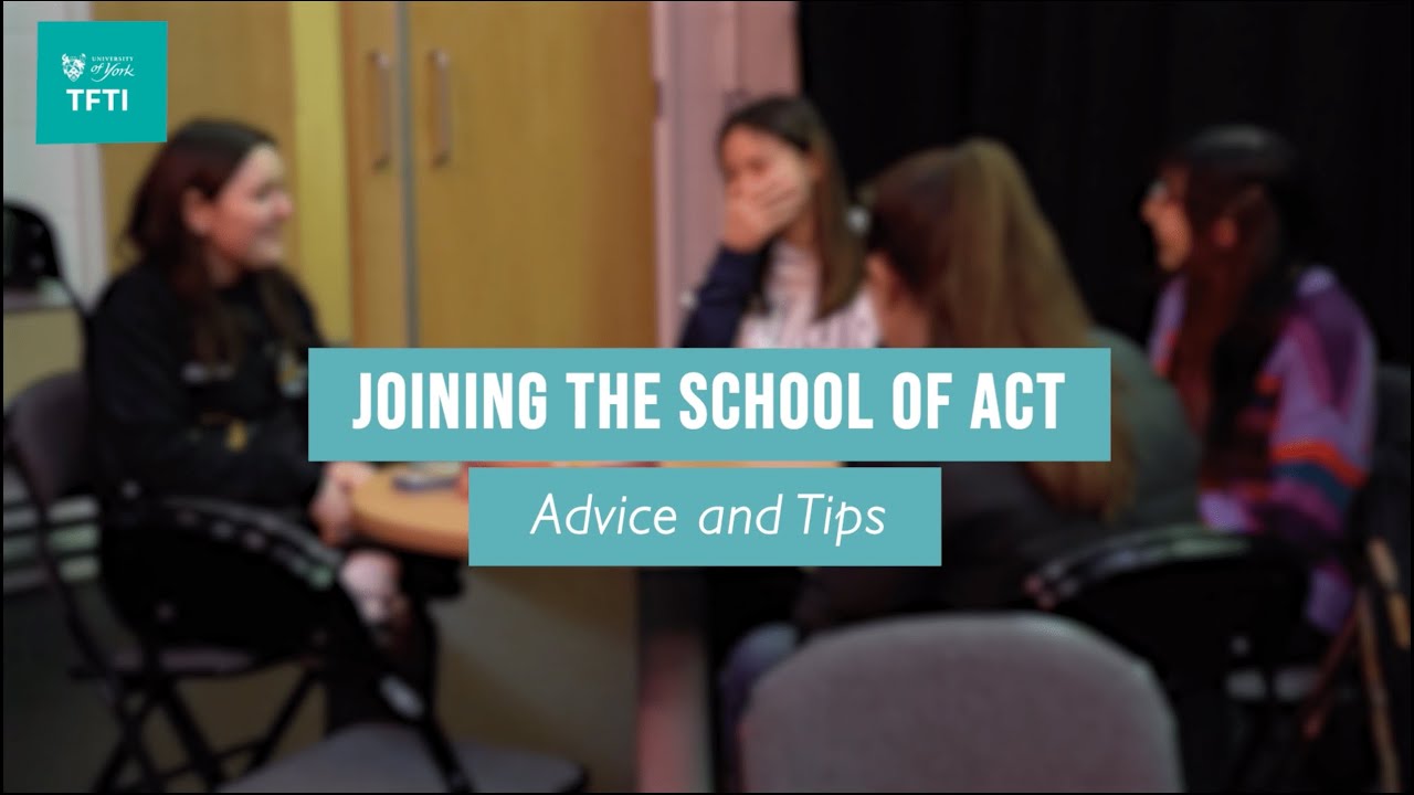 Joining the School of ACT - Advice and Tips