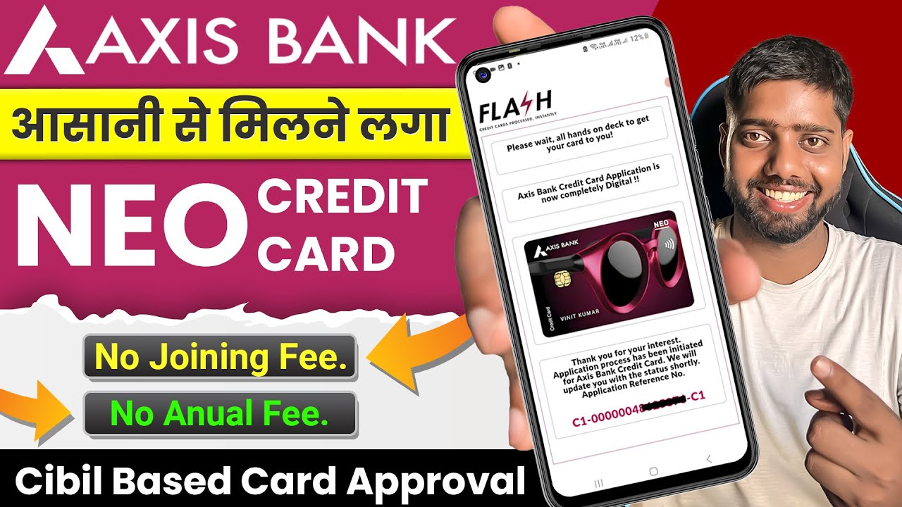 Axis bank neo credit card | How to apply for neo credit card | axis bank credit card | Lifetime free