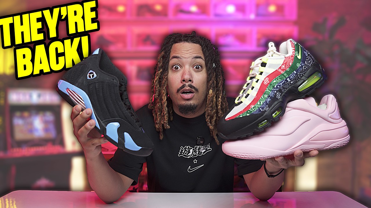 This Jordan 14 Is BACK After 20 Years! + Shai 1 Pink & Air Max 95 Bandana SP
