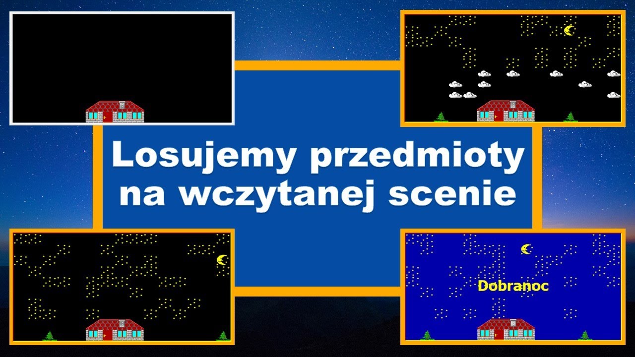 Losujemy przedmioty na wczytanej scenie
