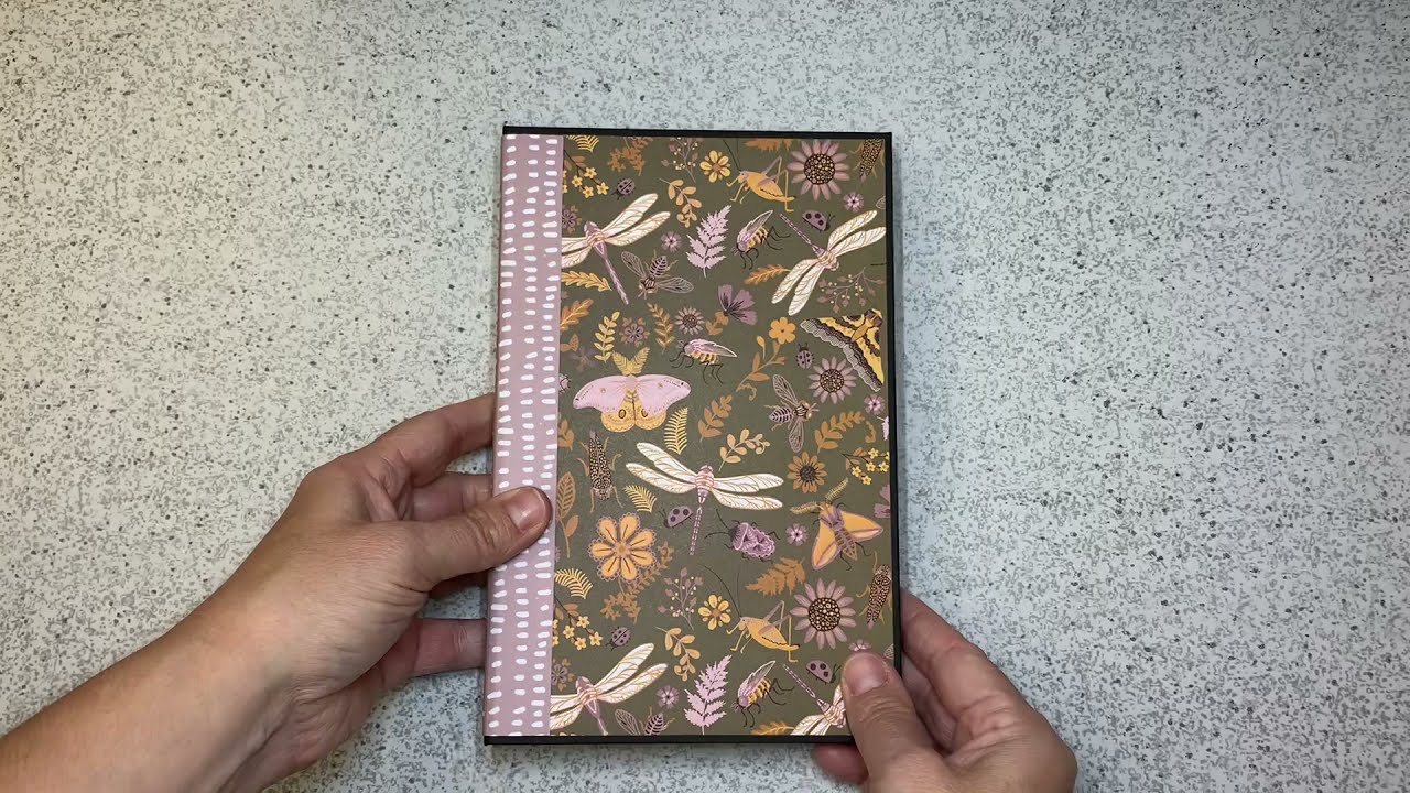 Forest Friends mini album scrapbook flip-through