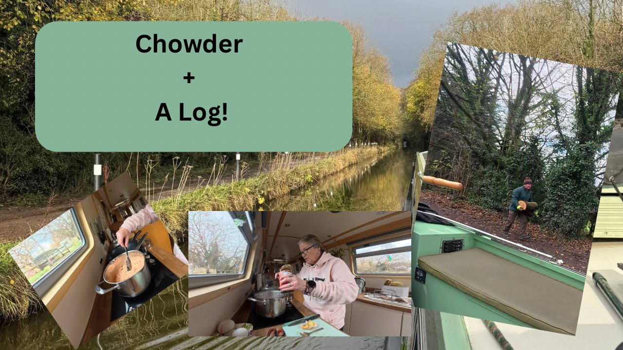 From High Poynton to Marple – Sunshine, Chowder & an Unexpected Log!