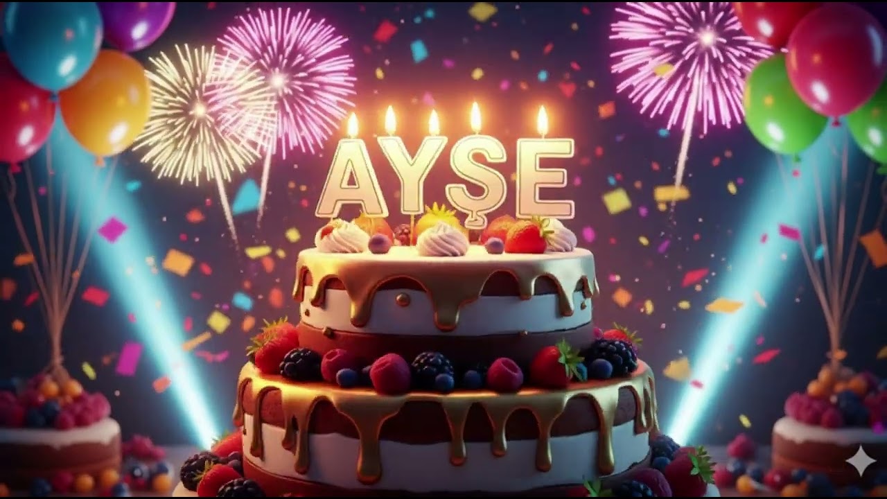 Ayşe İçin Doğum Günü Şarkısı | İyi Ki Doğdun Ayşe | Happy Birthday Ayşe Song for Ayşe