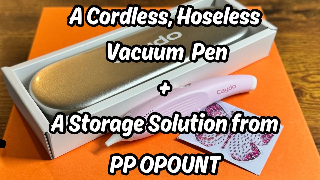 Caydo PR Unboxing | Wireless Hoseless Vacuum Diamond Painting Pen + PP OPOUNT Storage Case Review!