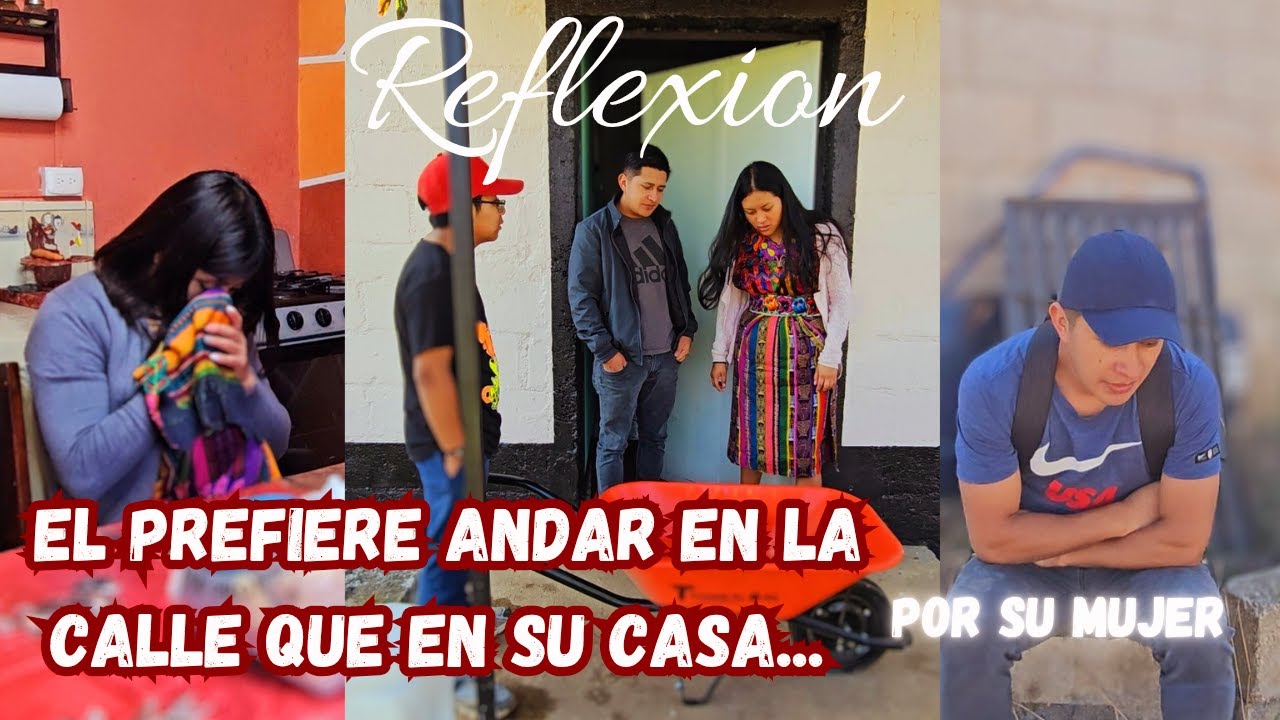 PREFIERE ESTAR EN LA CALLE QUE EN SU CASA... 