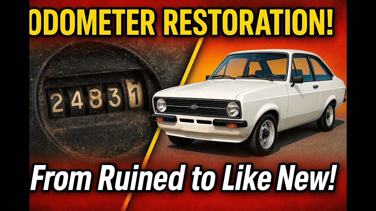 Ford Escort Mk2 Restoration - Part 1 Odometer