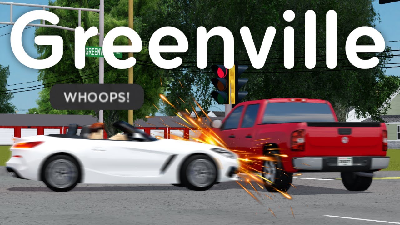 I GOT INTO A CAR CRASH!!! (TRUCK TOTALED?) | Roblox Greenville Roleplay