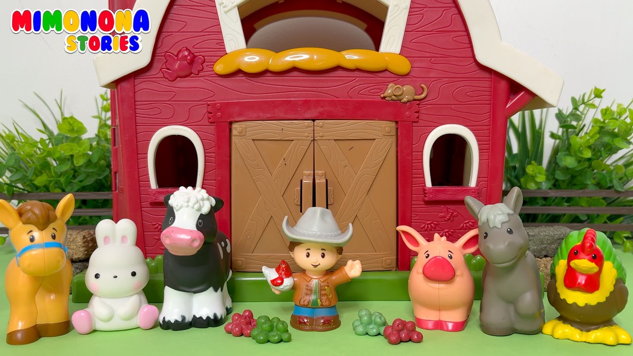 &iexcl;Escucha y Adivina! 🐴🐮 Juego Interactivo de Animales dela Granja ✨ Mimonona Stories