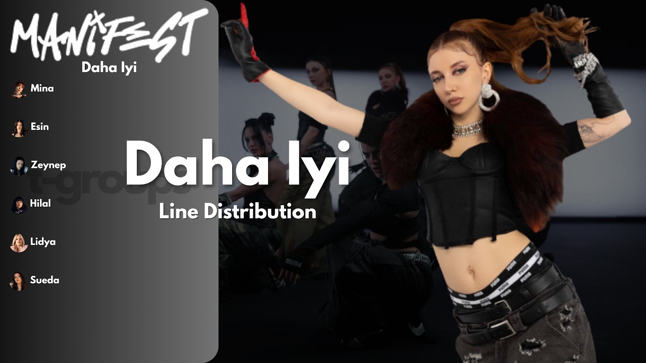 Manifest - Daha İyi (Line Distribution + TR / ENG Lyrics)
