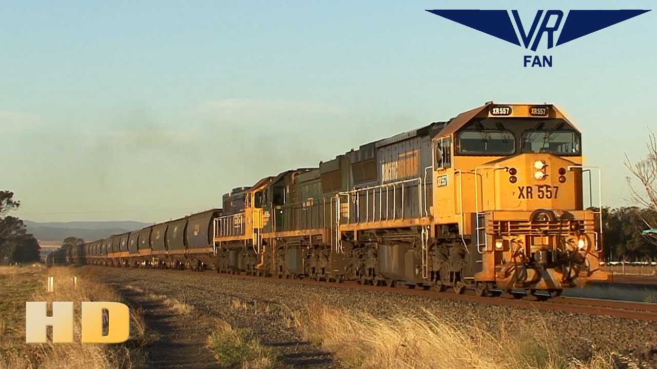 Freight Trains on the Ballarat Line: Australian Trains