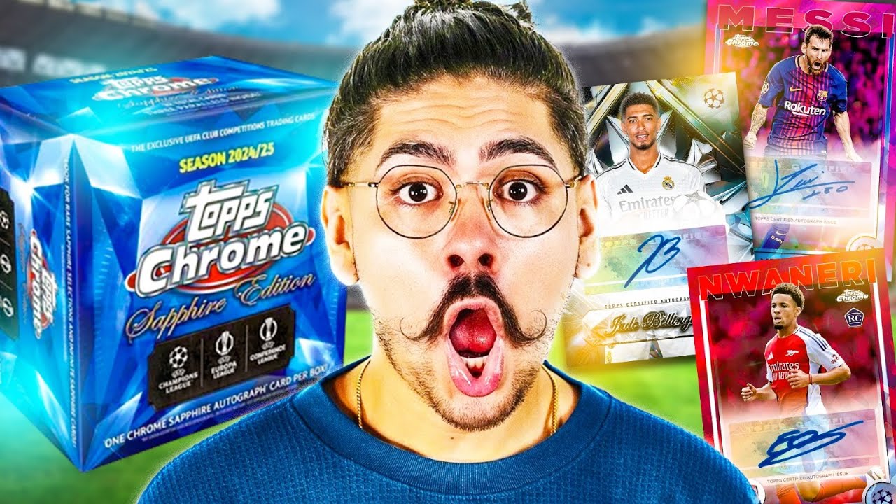 CASTRO PULLS INSANE AUTOS! TOPPS CHROME SAPPHIRE 2024/25!