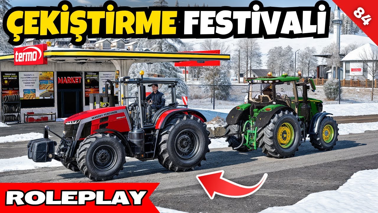 Geleneksel Çekiştirme Festivali Başladı! Bu Sene Kazanan Kim Oldu? 🚜❄️