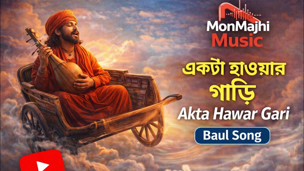 Akta hawar gari || একটা হাওয়ার গাড়ি || baul song || Presented by @MonMajhimusic