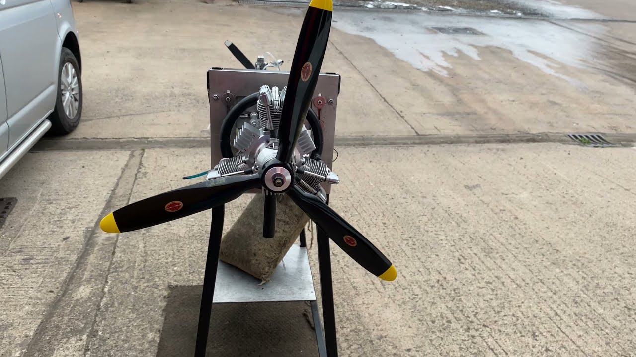 Saito FG-90 R3 Full Upgrade With MMM Hardware 23 x 10 Biela 3 Blade Prop 900 RPM - 6000 RPM