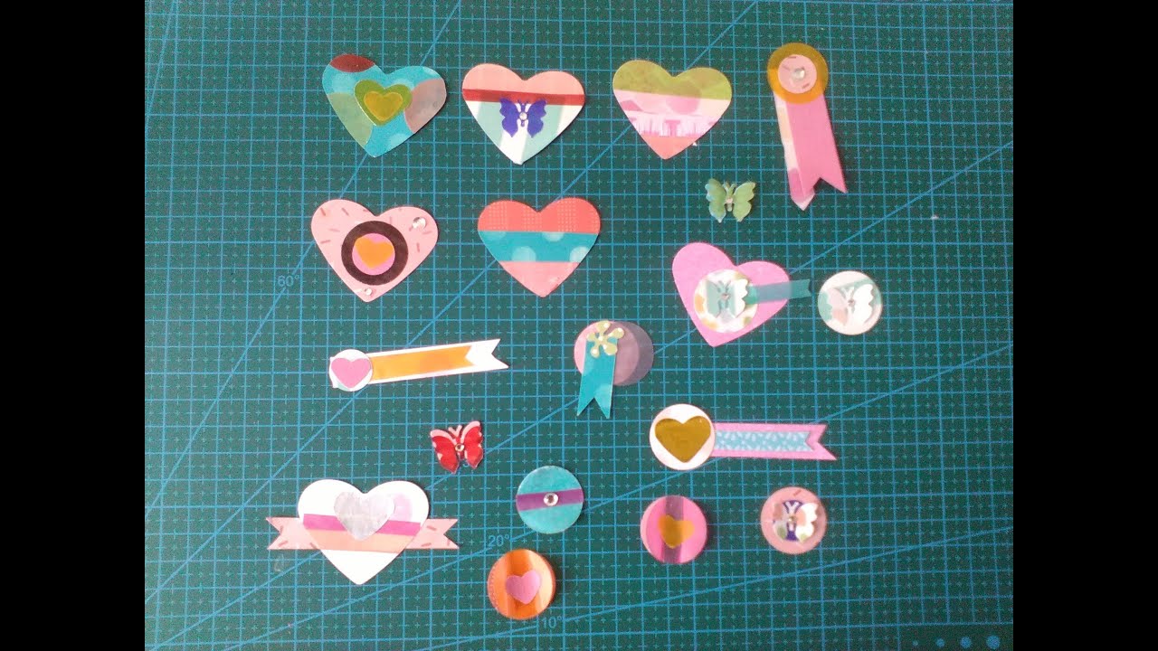 DIY TUTORIAL Embellecedores caseros scrapbook  scrapbooking