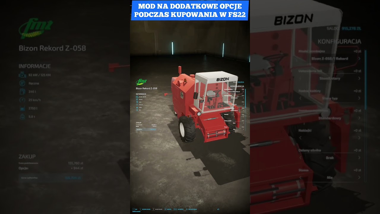 Mod na odpalenie silnika i kamere w środku podczas zakupów w 