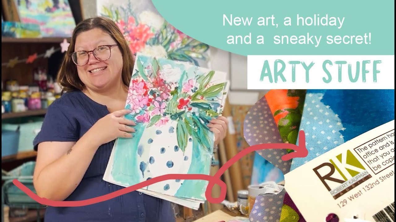Arty Stuff Vlog - New art and a special surprise!