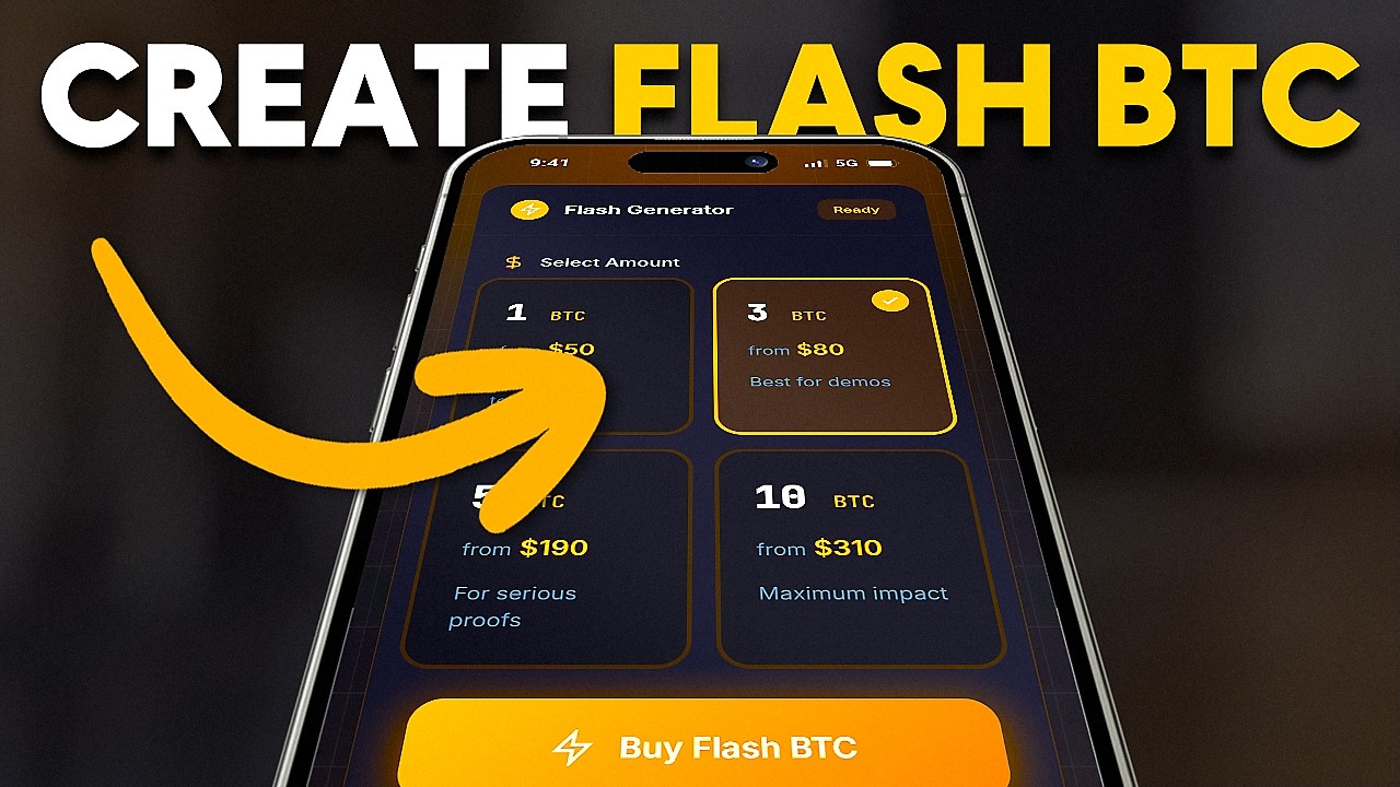 How to Generate Flash BTC (2026) | Step-by-Step Bitcoin Flashing Tutorial Explained