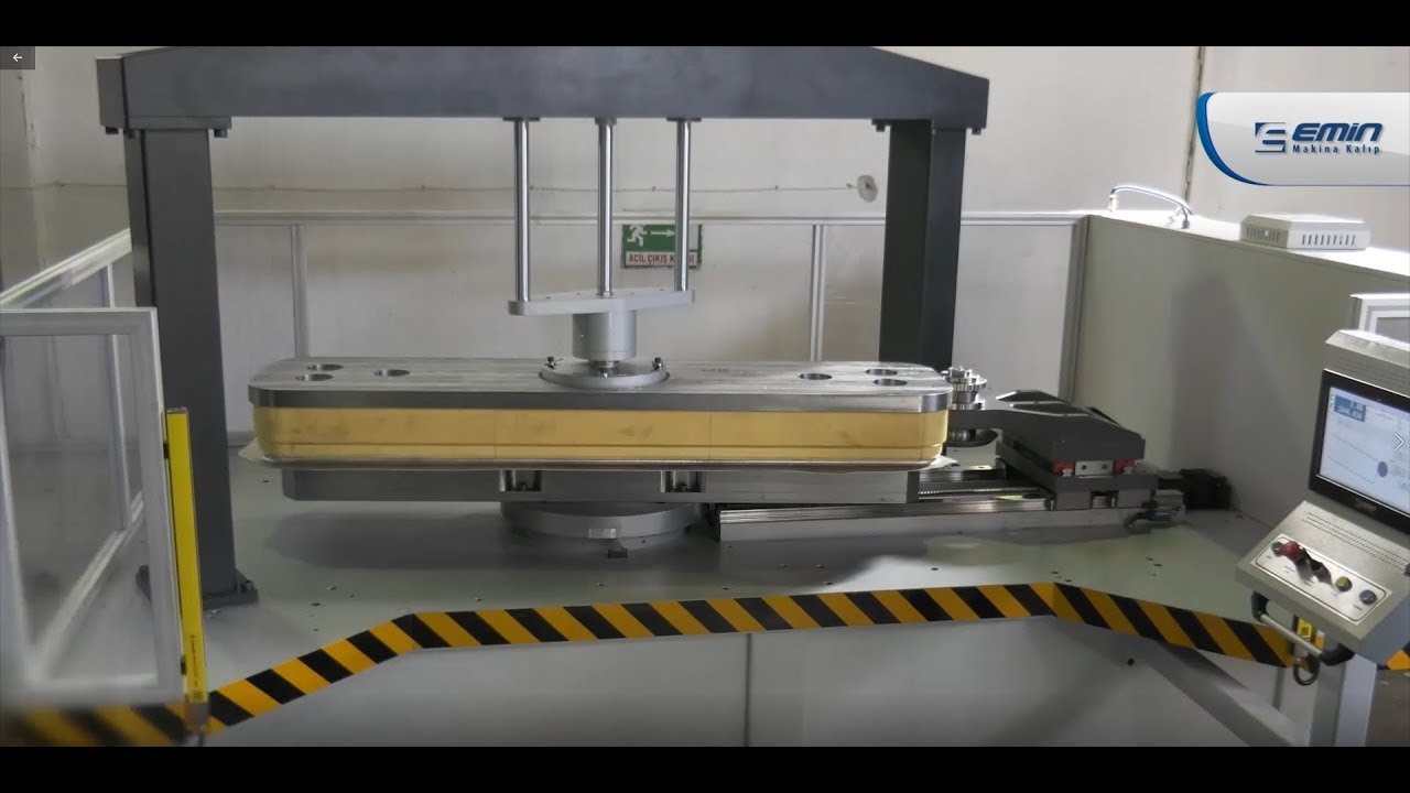 EMK-1000 CNC YATAY ETEK KESME VE FORM VERME MAKİNESİ - GENİŞ SERİ