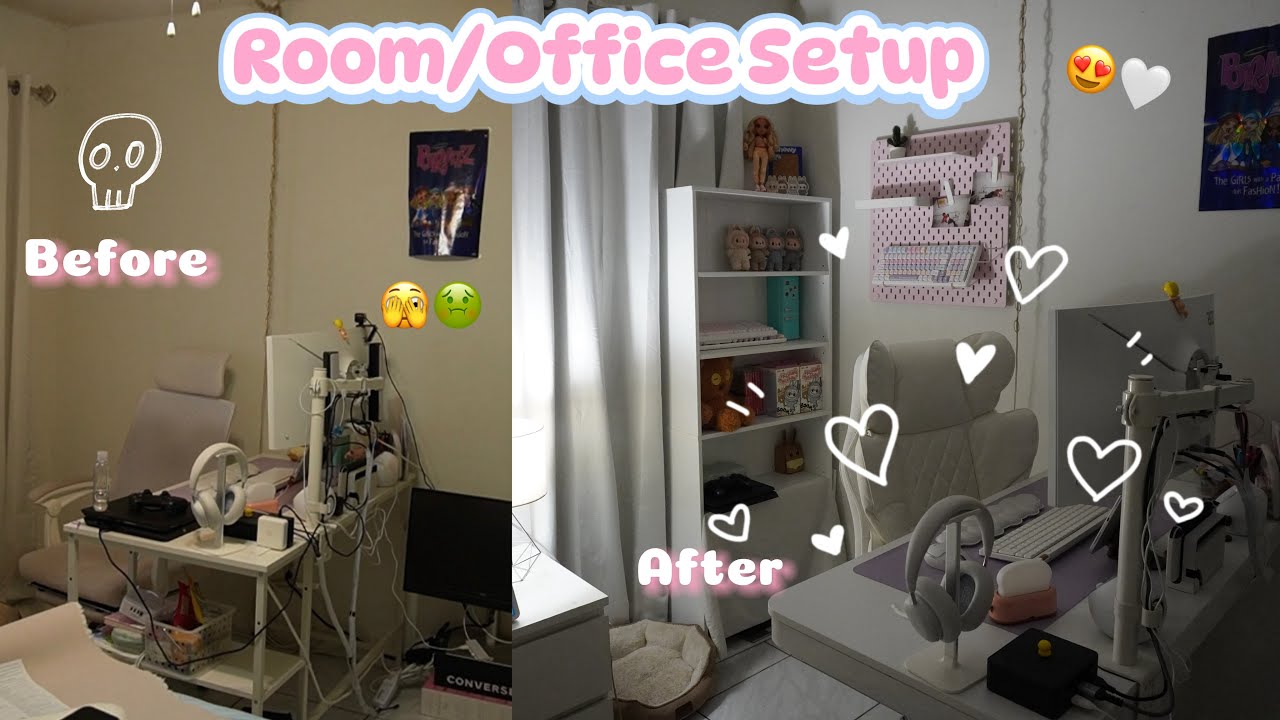 Upgrade my wfh room/office with me 🙆🏽‍♀️🤍