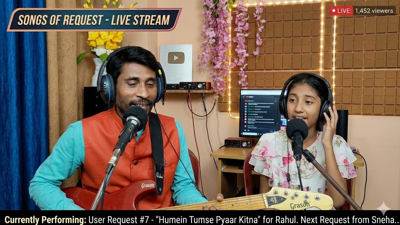 Abhijit And Ashni father and daughter Wednesday Live