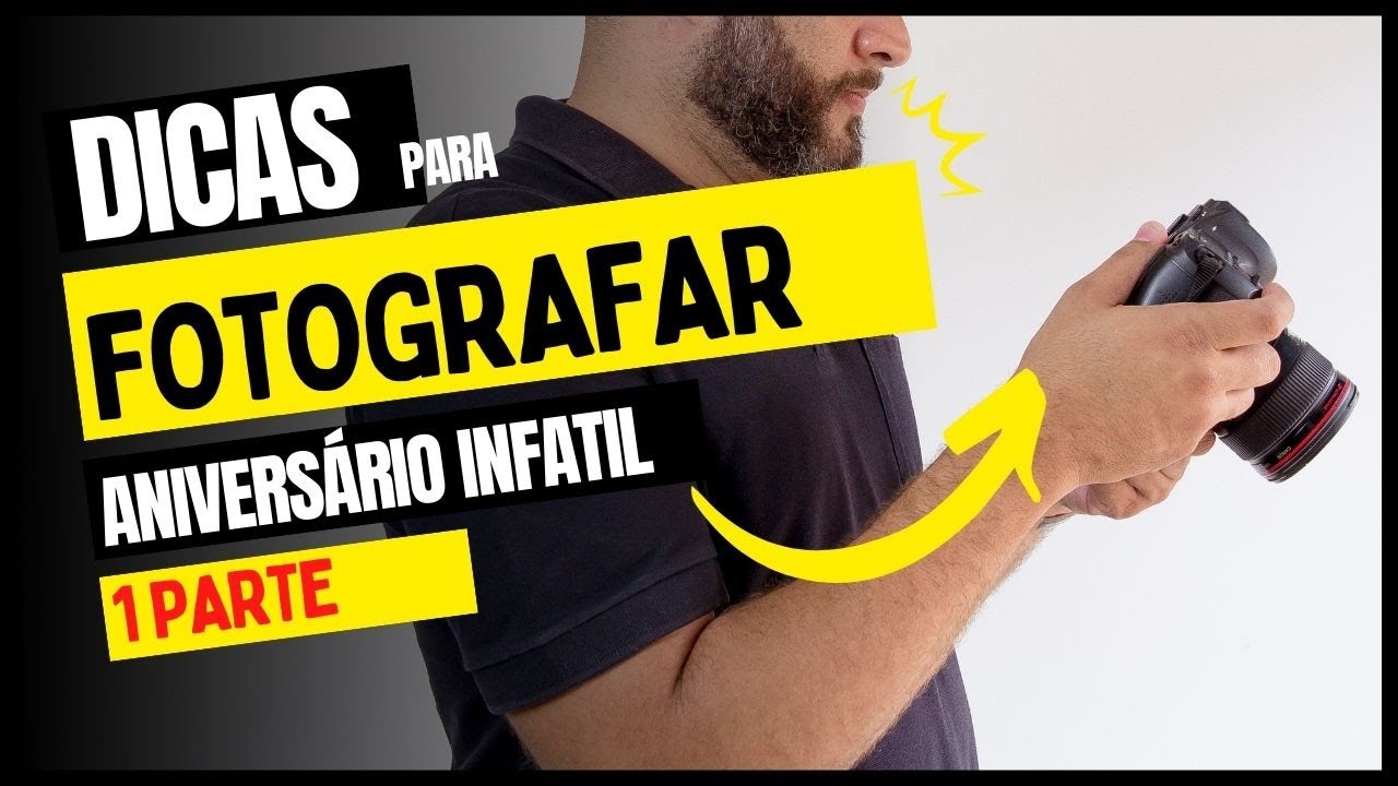 Como fotografar aniversário infantil - 1º parte
