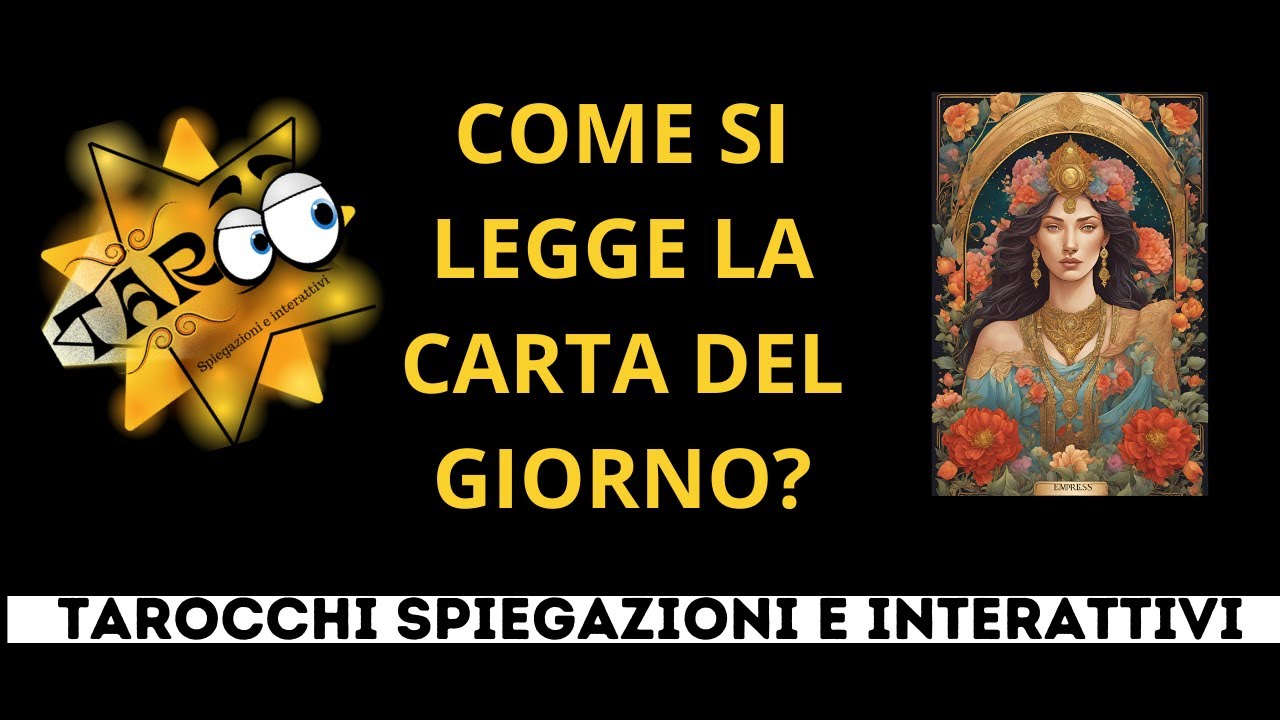 Come si legge la carta del giorno?