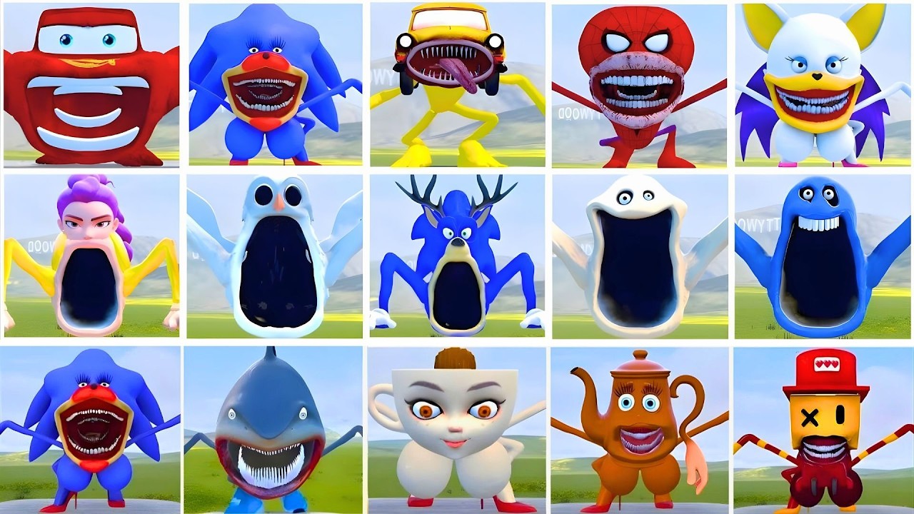 WHICH NEW ALL SHIN SONIC TAPES FAMILY VS ITALIAN AI BRAINROT MEMES TAPES IS THE STRONGEST  in GMOD!