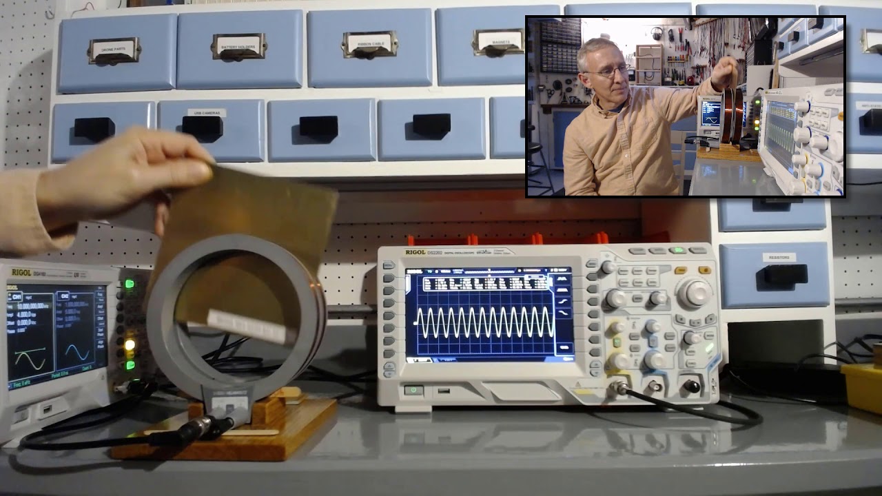 High-Frequency Magnetic Field Shielding Demonstration