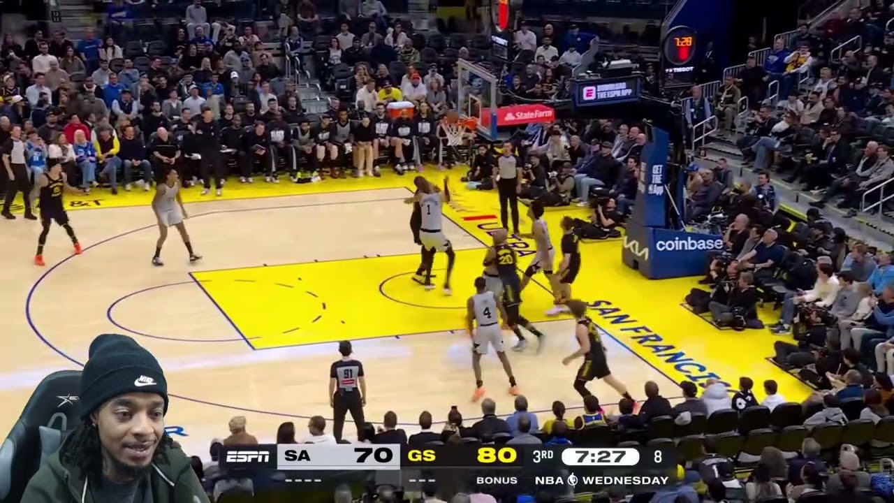 FlightReacts To SPURS at WARRIORS | FULL GAME HIGHLIGHTS | February 11, 2026!