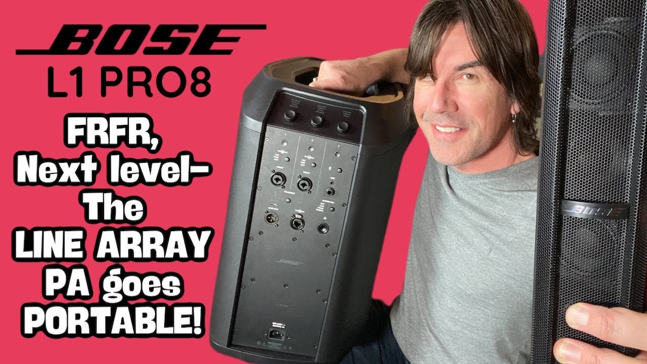 FRFR-СИСТЕМА НОВОГО УРОВНЯ! Портативная акустическая система линейного массива Bose L1 PRO8
