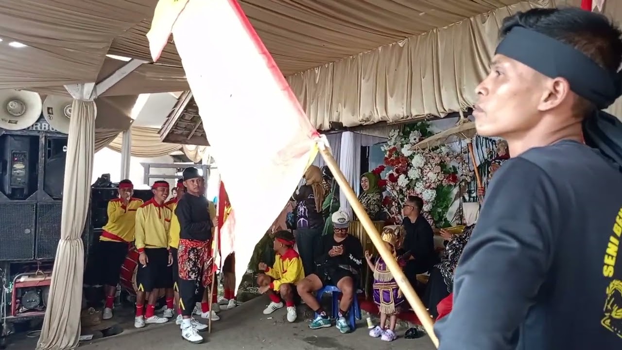 Upacara adat sampit pengantin sunat!! Seni benjang mekar budaya~pasir kunci atas!! 