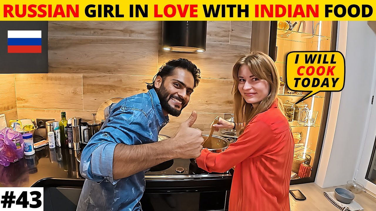 Russian Girl Fall In LOVE With Indian Food