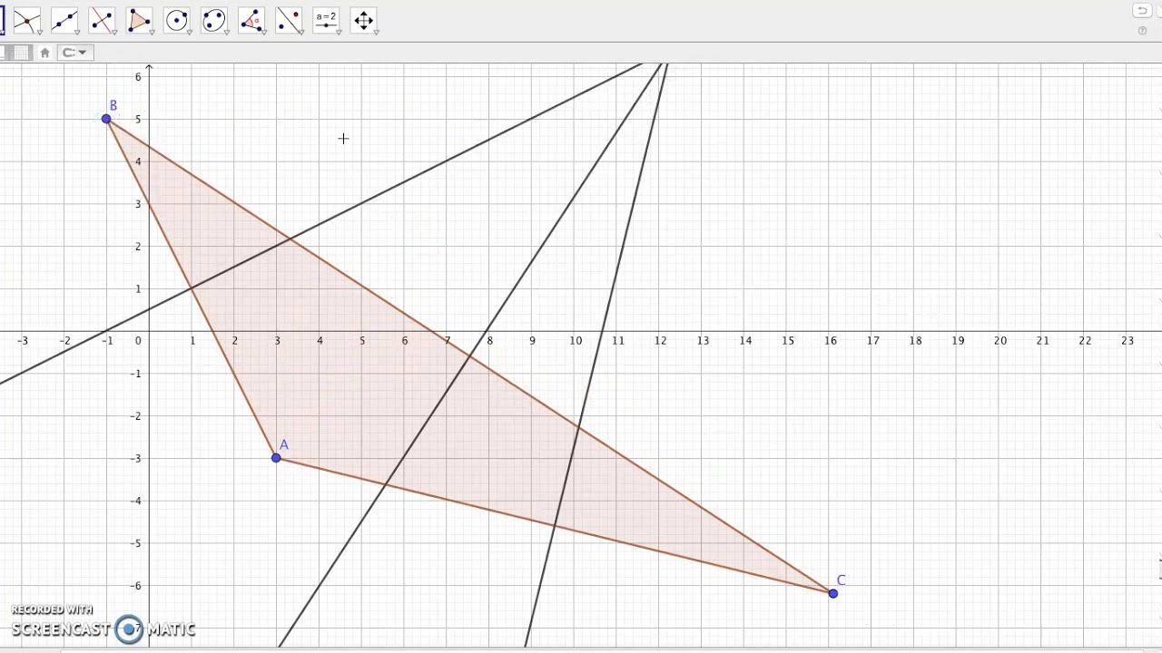 CIRCOCENTRO in un triangolo