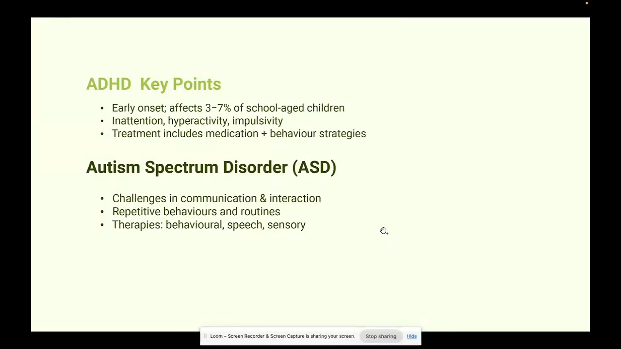 Module 8 - Chapter 36:  Developmental Disabilities and Disorders