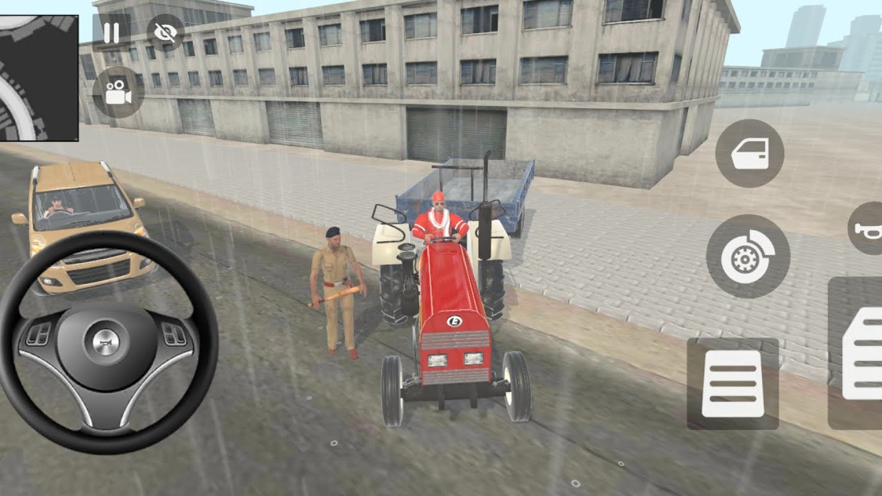 Dangerous Mud Bogging with Modified 5911 Tractor | Real Physics