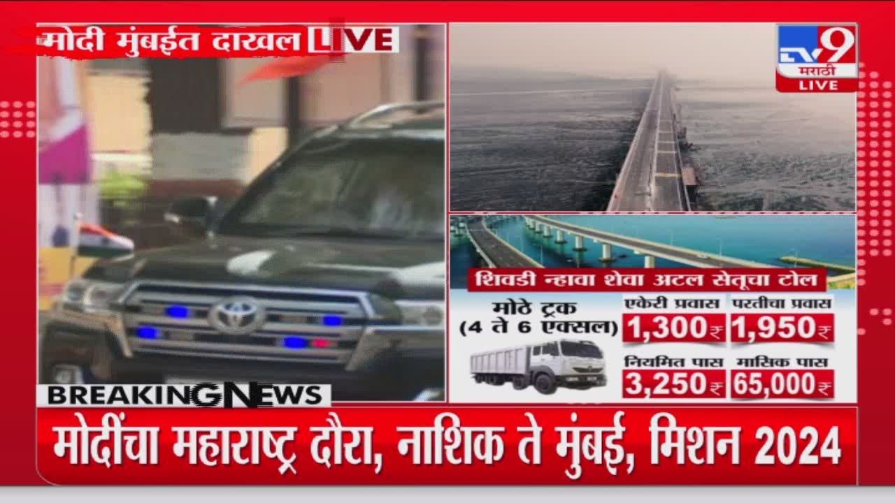 Sewri–Nhava Sheva Sea Link | शिवडी-न्हावाशेवा अटल सेतूचं वैशिष्ट्य काय? पाहा व्हिडीओ